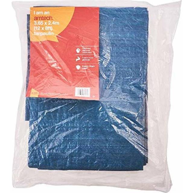 Amtech Tarpaulin - Blue - 365cm 12ft x 245cm 8ft
