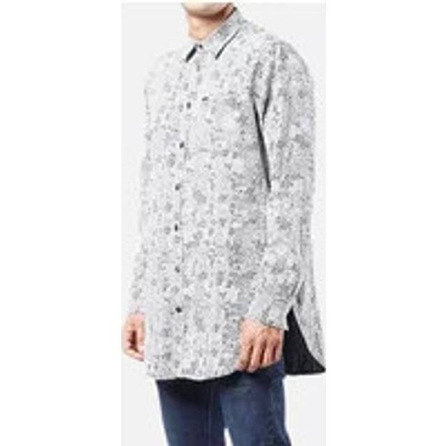 Men's DIESEL S FILTY 0NANE Mens Shirt Long Sleeve Regular Fit Soft Cotton Camicia NEW - Cream - Size: 40/Regular