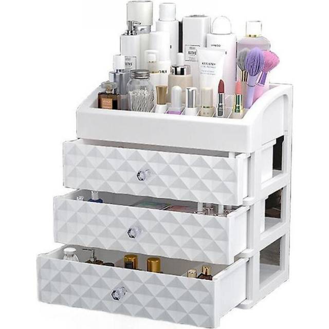 Plastic Drawer Makeup Organizer Cosmetic Nail Desktop Storage Container
