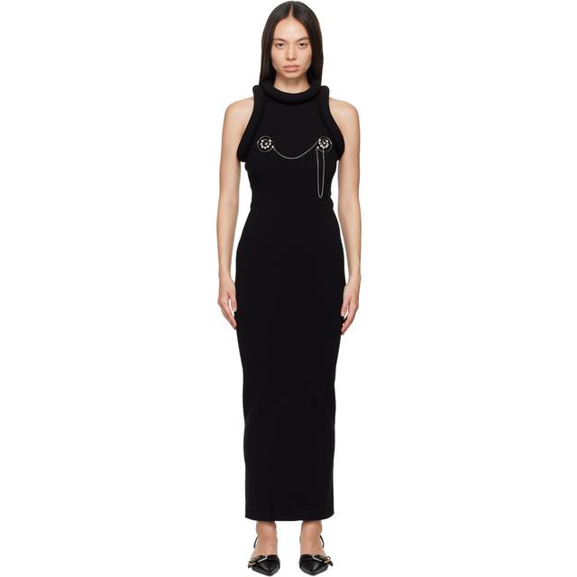 Jean Paul Gaultier Black 'The Long 3D' Maxi Dress - 00-Black - M