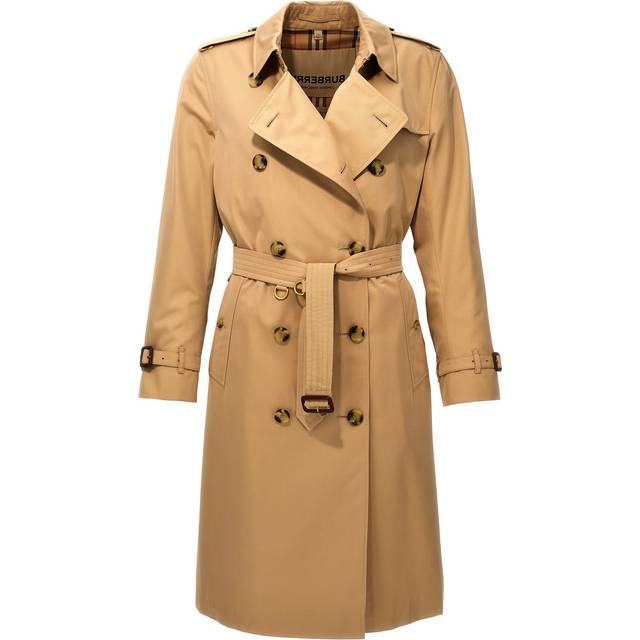 Burberry Long Kensington Heritage Trench Coat - Honey - 56