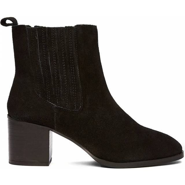 'The Naples' Suede Chelsea Boot - Black - 8