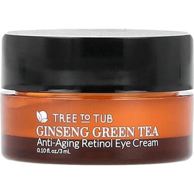 Tree To Tub, Ginseng Green Tea Anti-Aging Retinol Eye Cream, 0.10 fl oz (3 ml)