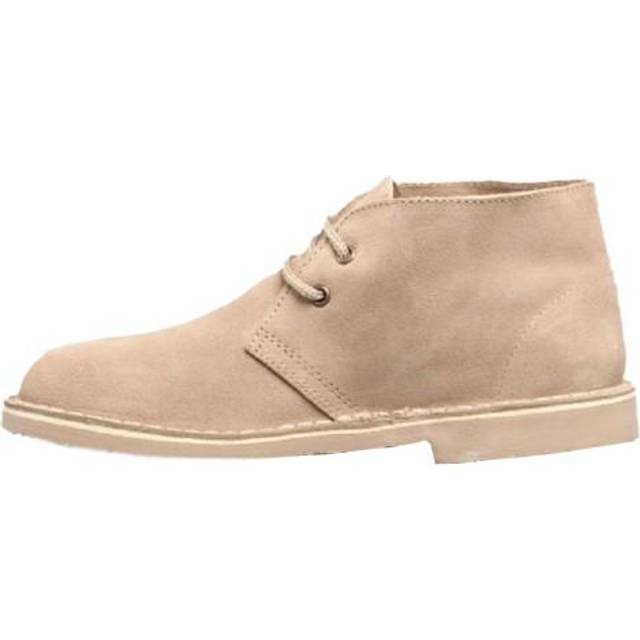 Real Suede Unlined Desert Boots - Blue - 8