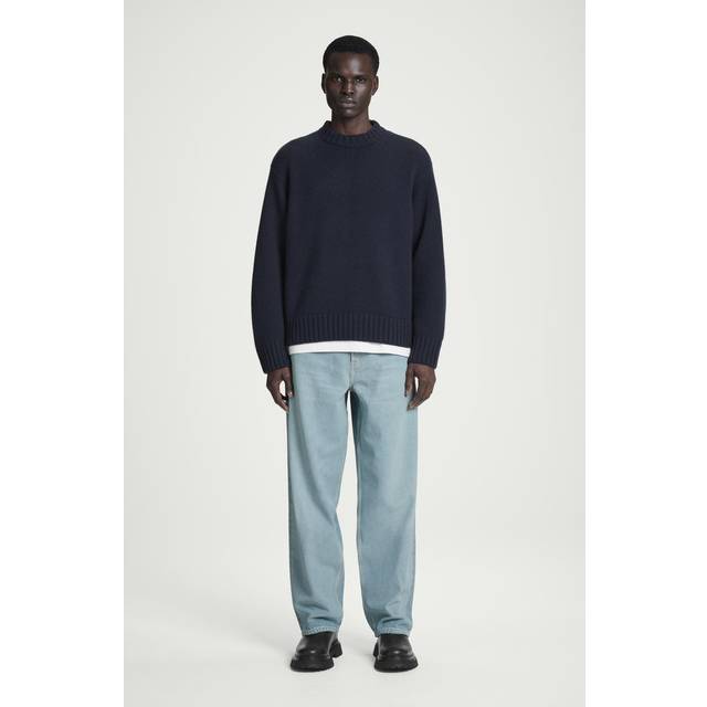 Rider Straight-Leg Jeans - Blue - 34