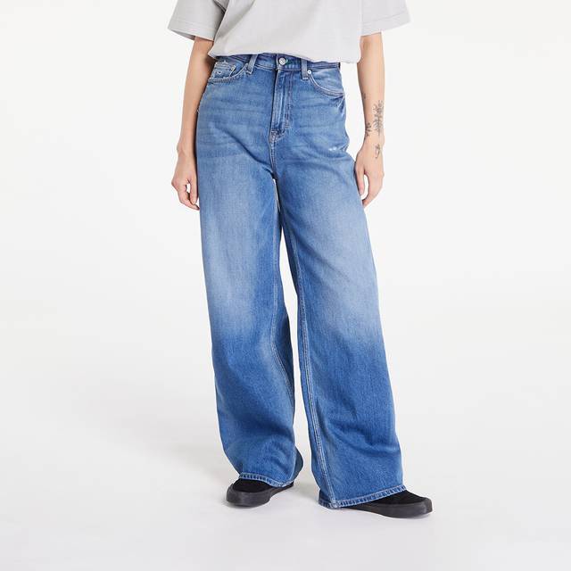 Jeans Tommy Jeans Claire High Rise Wide Leg Distressed Jeans Denim Medium W28/L30 (W28/L30)