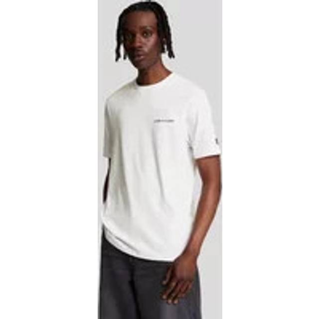 LYLE & SCOTT Embroidered T-Shirt |Vit |XL