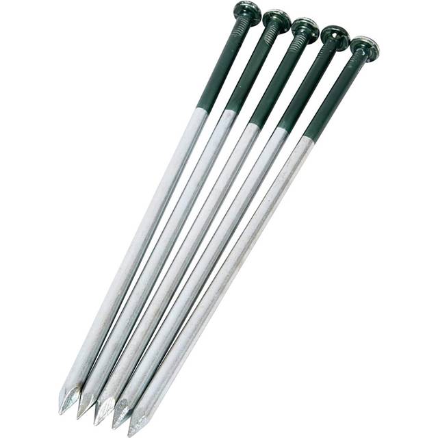 50Pcs Heavy Duty Artificial Grass Nails, 5mm x 150mm Round Head Galvanised Nails Astroturf Fake Lawn Fixing Steel Nails