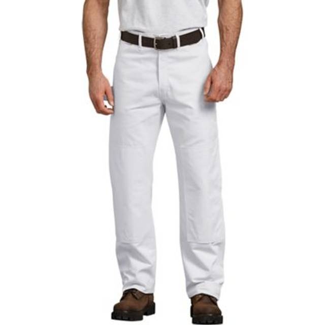 Dickies mens 8 3/4 Ounce Double Knee Painter's Pants  White  36W x 36L US