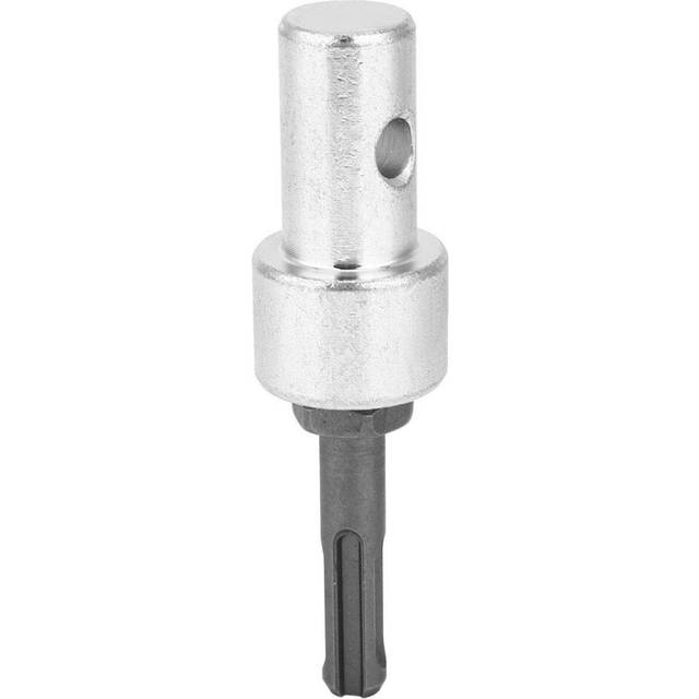 Auger Bit Drill Adapter Round Shank 2 Pit 2 Slot Drill Bit Adapter Auger Power Drill Adapter for Electric Drill to Earth Auger Connector