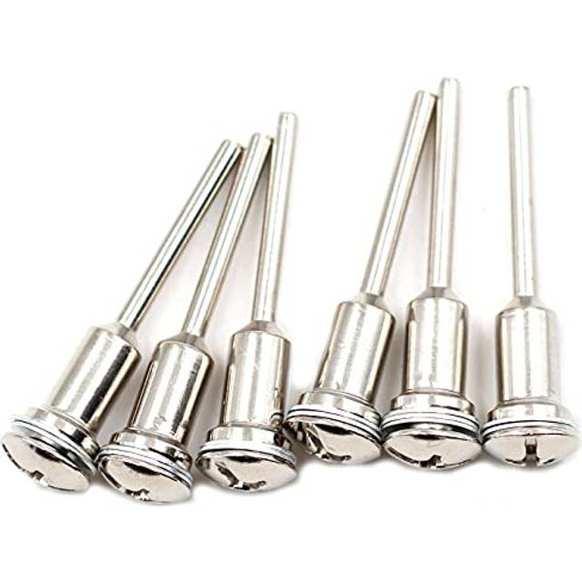 "6 Pcs Cut-off Wheel 1/4"" Screw Mandrel 1/8 Shank Holder for Dremel and Compatible Rotary Tools"
