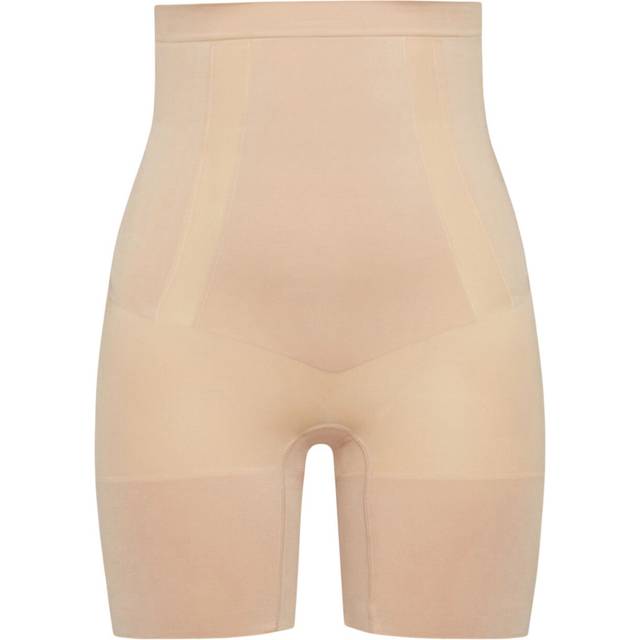 SPANXsculpt OnCore High-Waisted Mid-Thigh Shorts - SOFT NUDE - X-Large