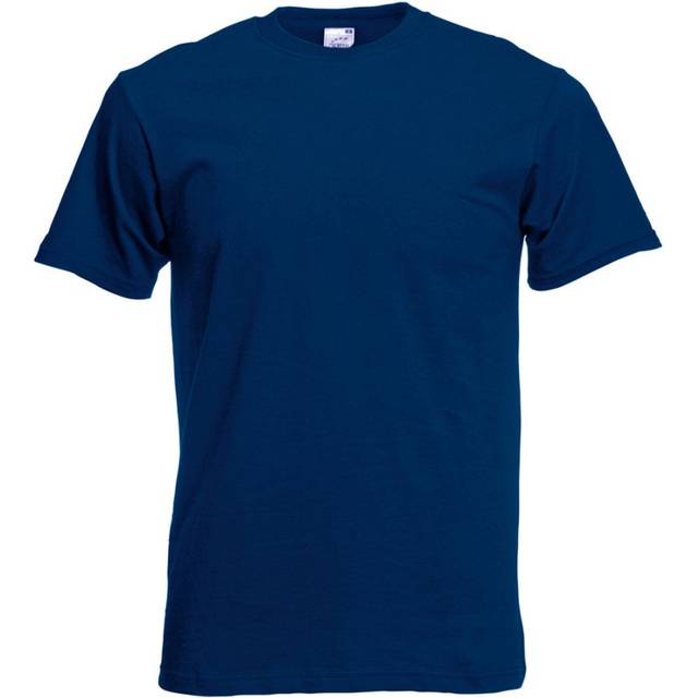 (S, Navy) Fruit Of The Loom Mens Screen Stars Original Full Cut Short Sleeve T-Shirt