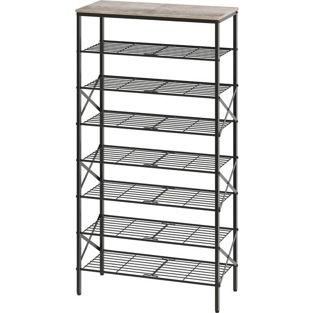 YATINEY 8 Tier Shoe Rack  Shoe Storage Organizer  Large Capacity Shoe Shelf Holds 32 Pairs of Shoes  Durable and Stable  for Entryway  Hallway  Closet
