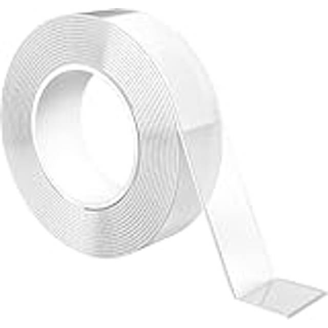 GRIFEMA GA4001-1 extra stark dubbelhäftande tejp, 3 meter transparent dubbelsidig självhäftande tejp, vattentät, för vägg och matta