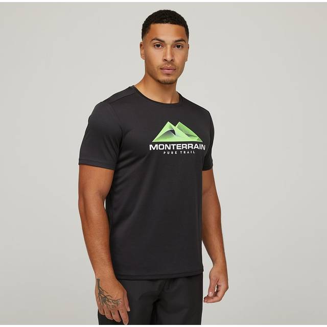 Monterrain Glow In The Dark T-Shirt - Black - Size S
