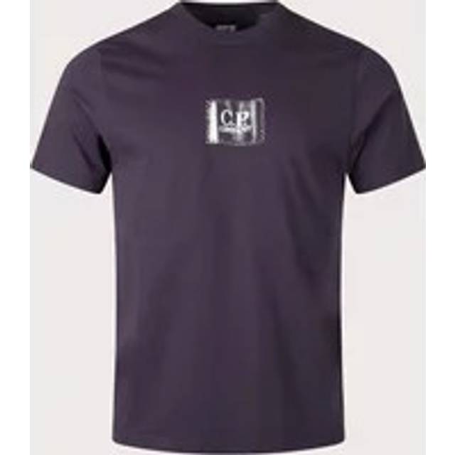 Cp Company Mens Nightshade Short-sleeve Regular-fit Cotton-jersey T-shirt Xxl - NIGHTSHADE