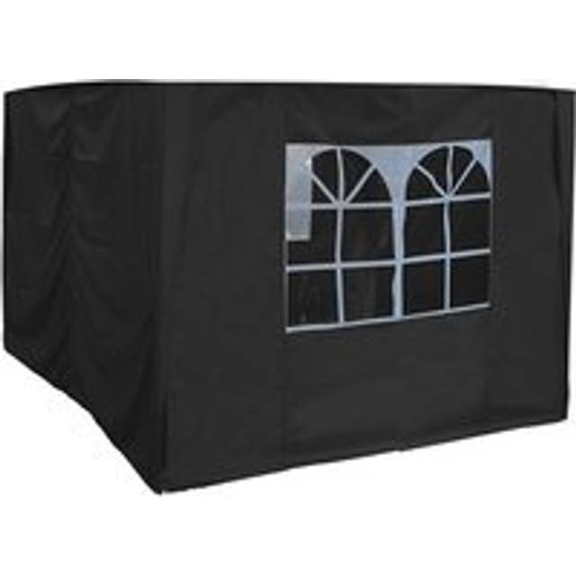 Greenbay - Outdoor Garden Pop Up Gazebo Side Panels Walls Patio Marquee Canopy Tent 2x2m Black