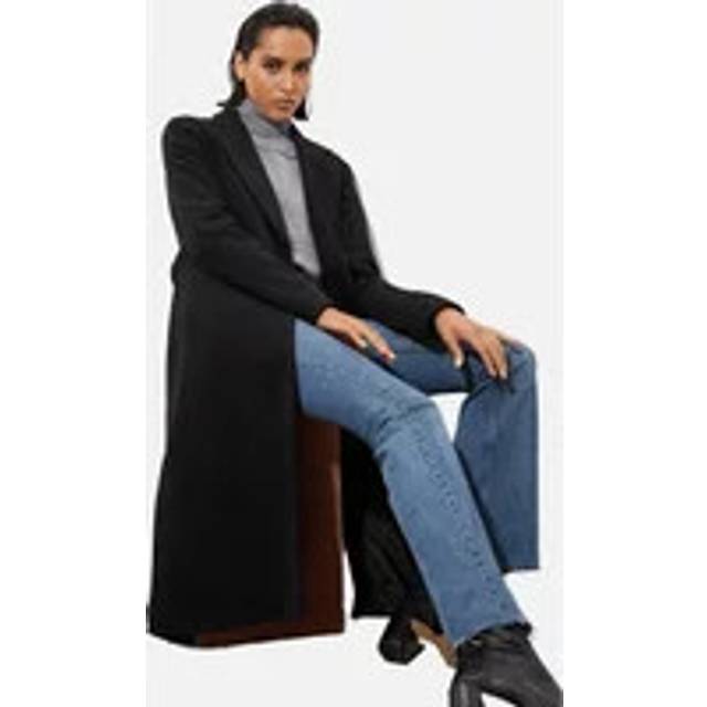 Dorothy Perkins Womens/Ladies Longline Wrap Tall Coat 8 UK black