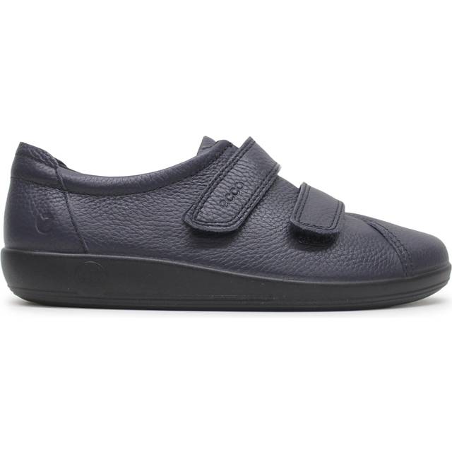 Ecco Ecco Soft 2.0 Full Grain Leather Women's Velcro Shoes - Marine - UK 7.5