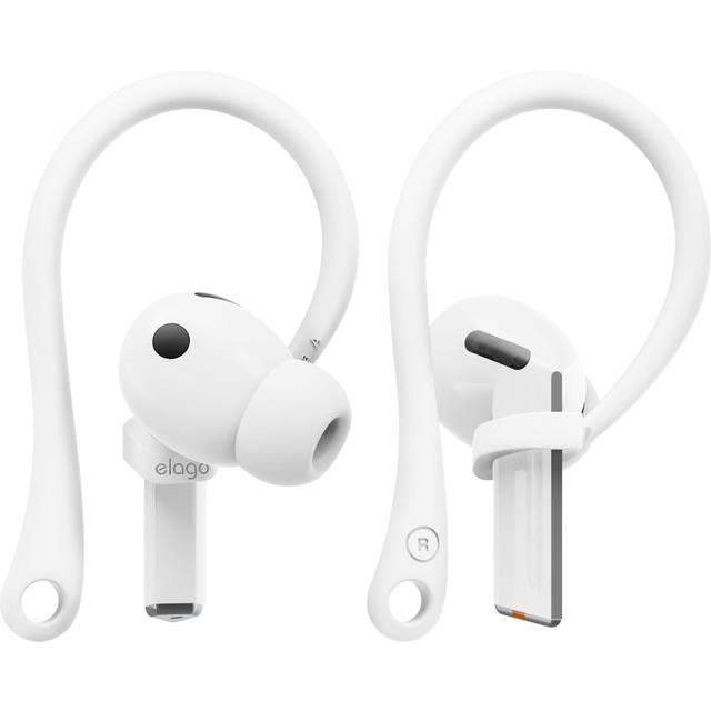 elago Öronkrokar designade för Samsung Galaxy Buds 3 & 3 Pro öronsnäckor tillbehör, halkfri, ergonomisk design, bekväm passform (vit)