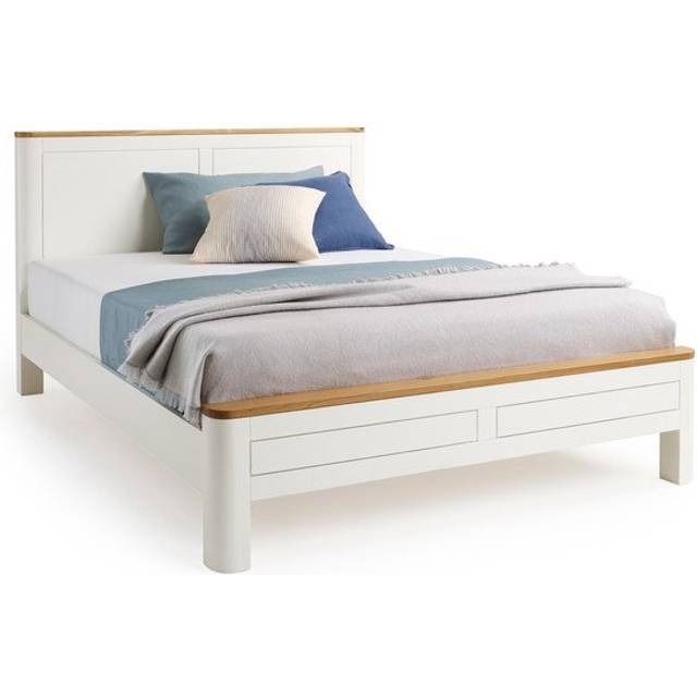 Natural Oak & Painted Beds - Double Bed - Hove Range - Oak Furnitureland