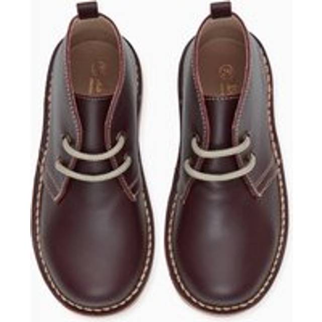 Burgundy Leather Kids Desert Boots - UK 10.5 / US 11.5 / EU 29