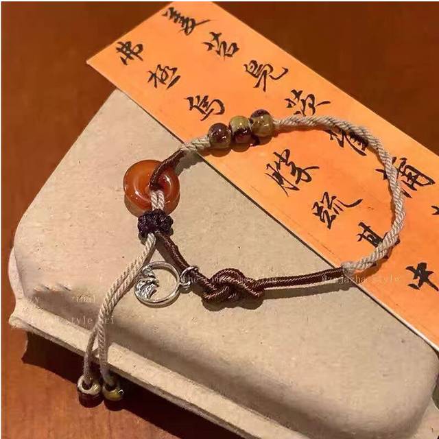 (Safe Knob Bracelet S0699) Unique Hanrafted Turquoise Alloy Bracelet Delightful Cute Style For Women