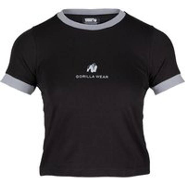 Women's crop T-shirt Gorilla Wear New orleans - Noir