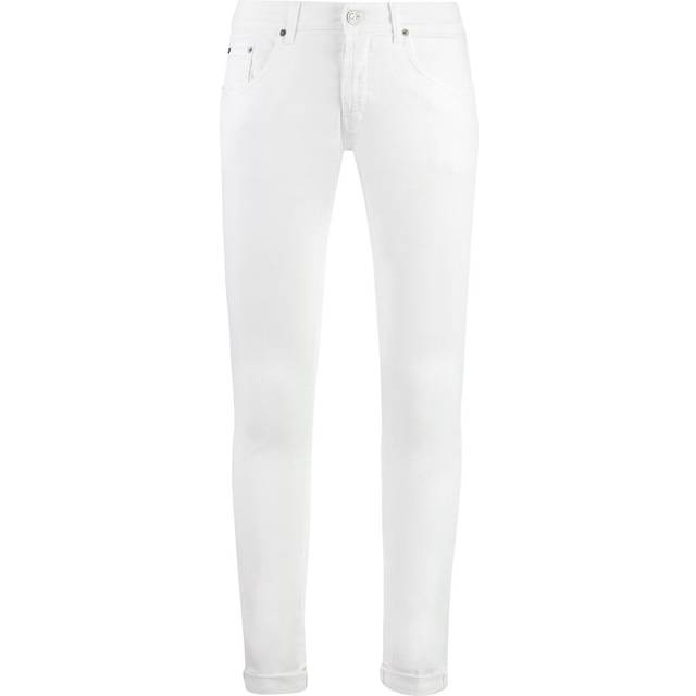 Dondup, Jeans, Herr, W35, Bomull, Ritchie Skinny Jeans - white (W35)