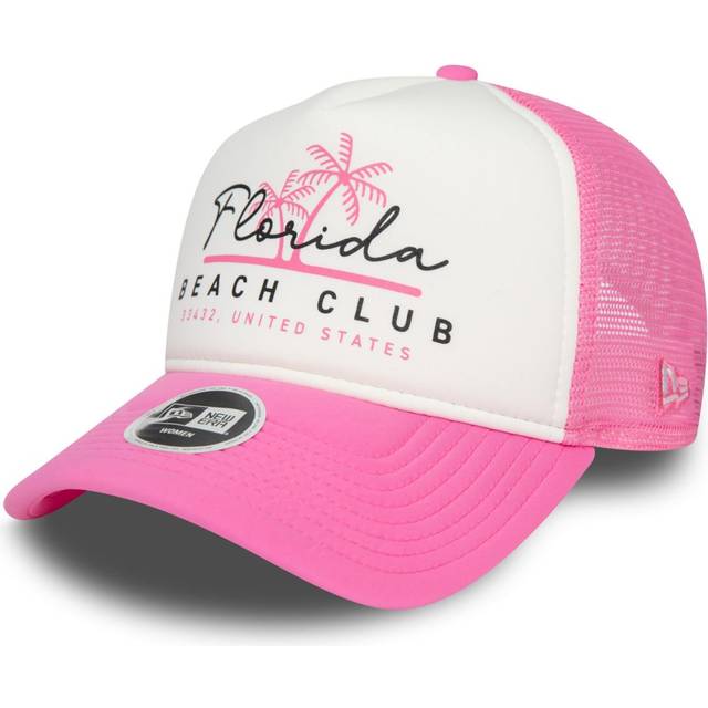 Female Foam Front Trucker Cap by New Era - pink - One Size