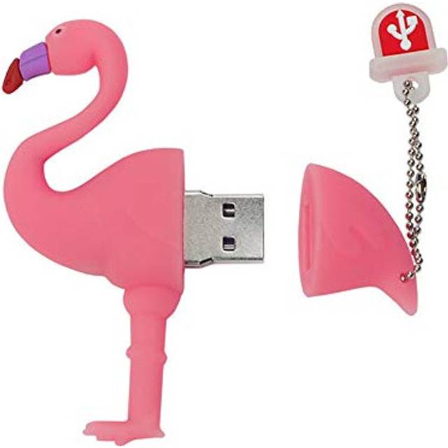 32GB Flamingo USB, Pen Drive USB Pen Drive USB Stick Cute USB Flash Drive Gifts for Child Friend(32GB,Flamingo)