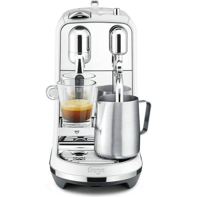 Sage - Sage The Creatista Plus Kaffemaskin Sea Salt White
