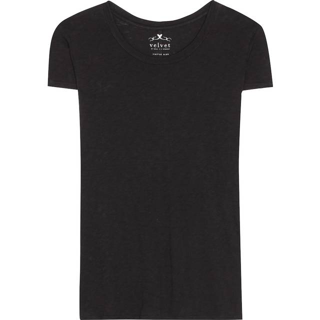 Velvet Odelia cotton T-shirt - black (UK 10)