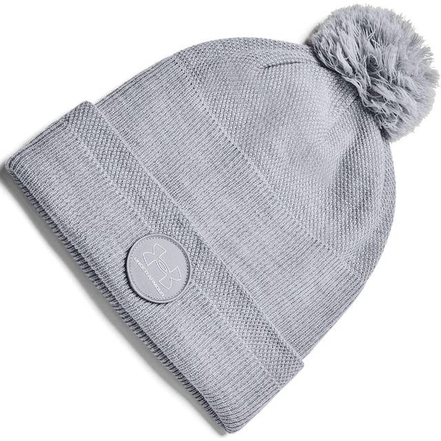 Under Armour - Grå pom Beanie - Golf Grey Pom @ Hatstore