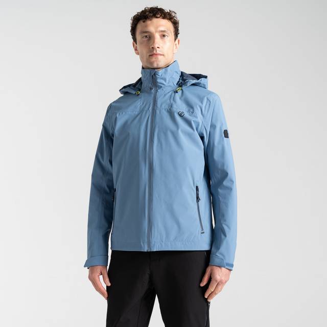 Dare 2b Men's Water-repellent Switch Out II Waterproof Jacket Coronet Blue, Size: M