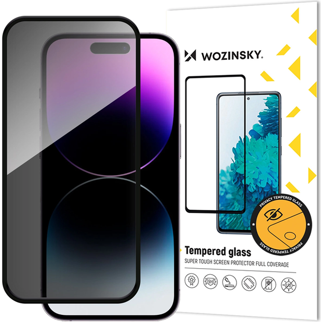 Wozinsky Privacy Härdat Skärmskydd till iPhone 16 Plus