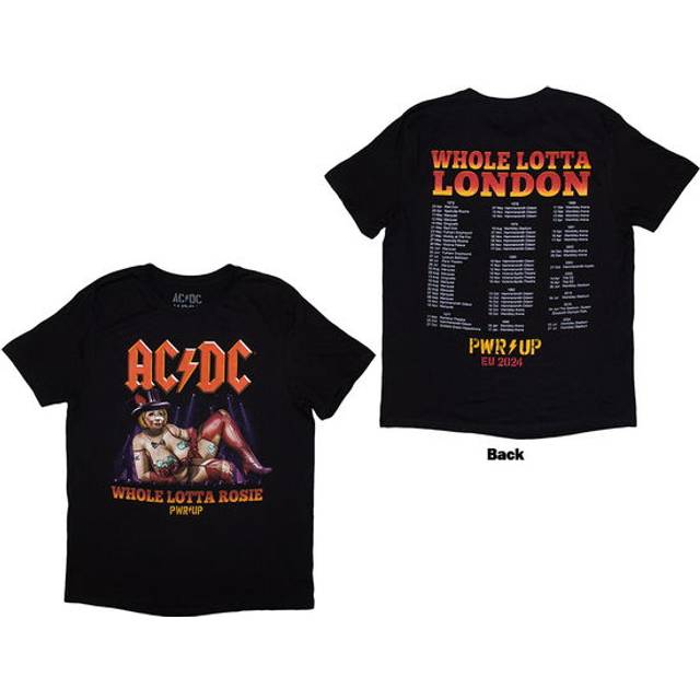 Ac/dc whole lotta london pwr-up eu tour '24 official tee t-shirt mens