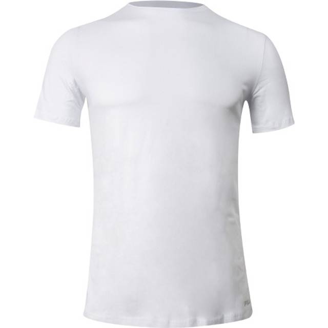 FILA Round Neck T-Shirt - White - Medium