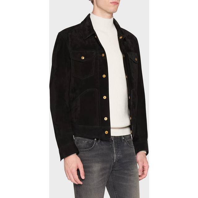 TOM FORD TF Lthr Cshmr - Black