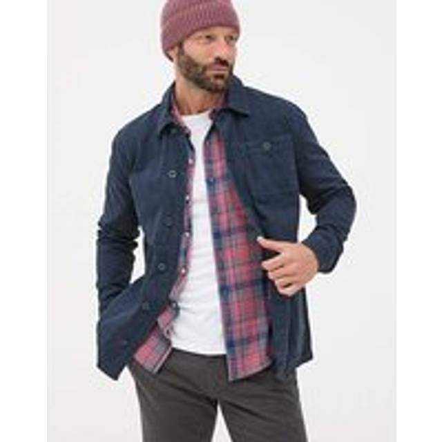 FatFace Canvas Worker Jacket - Navy - 2XL