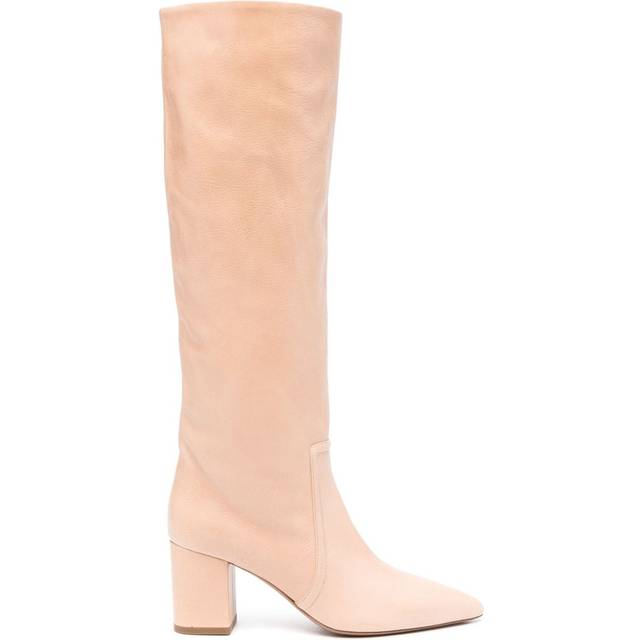 Paris Texas - Anja 70mm leather boots - women - Calf Leather/Calf Leather/Calf Leather - 37 - Neutrals