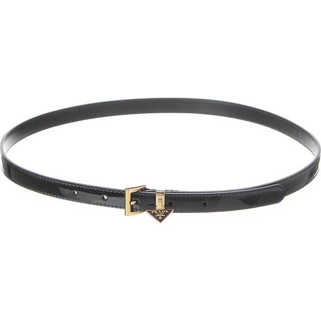 PRADA Symbole Charm Belt - Black