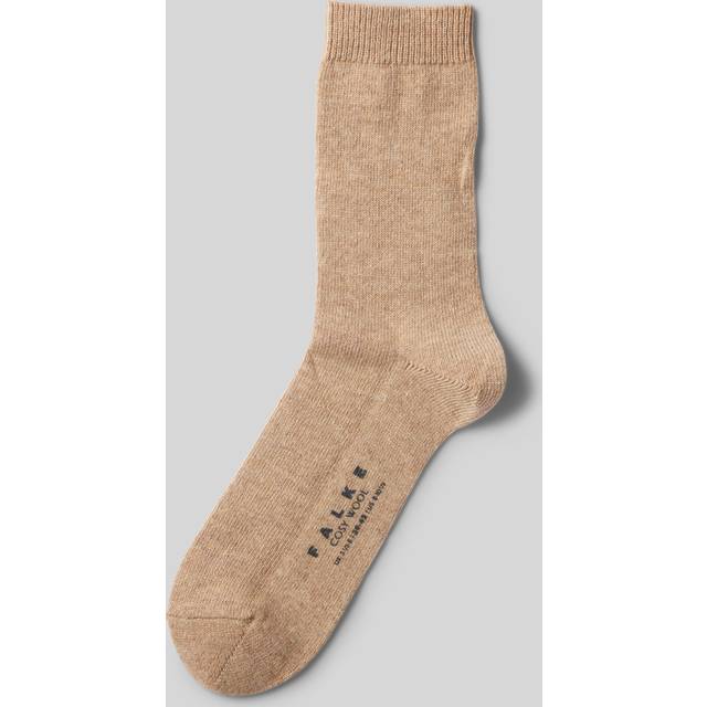 Falke womens cosy wool socks - beige mel