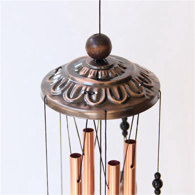 Outdoor Wind Chime Retro Iron Wind Chime Hanging Light Warm Gardening Gift Christmas Garden Decoration