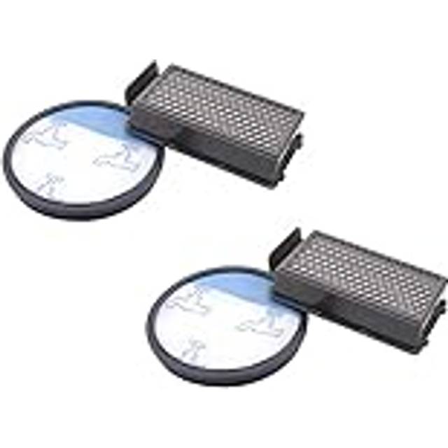 vhbw 2x Filter Set compatible with Rowenta RO3718EA, RO3724EA, RO3731EA RO3753EA RO3786EA RO3798EA Vacuum Cleaner, Replacement for ZR005901
