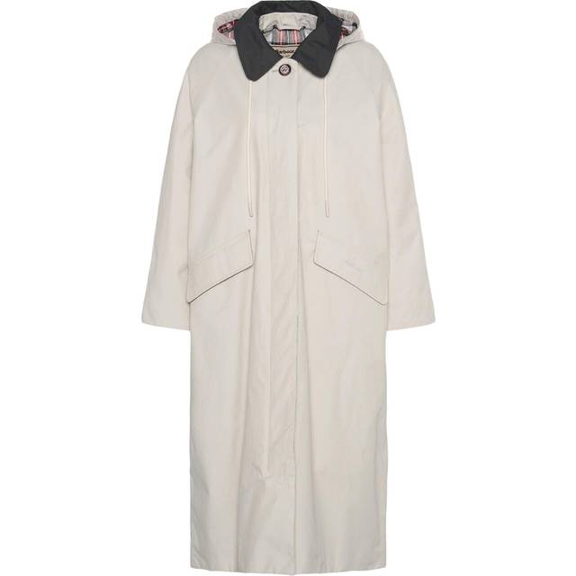 Barbour The Edit by Alexa Natalie Waterproof Trench Coat - Cream