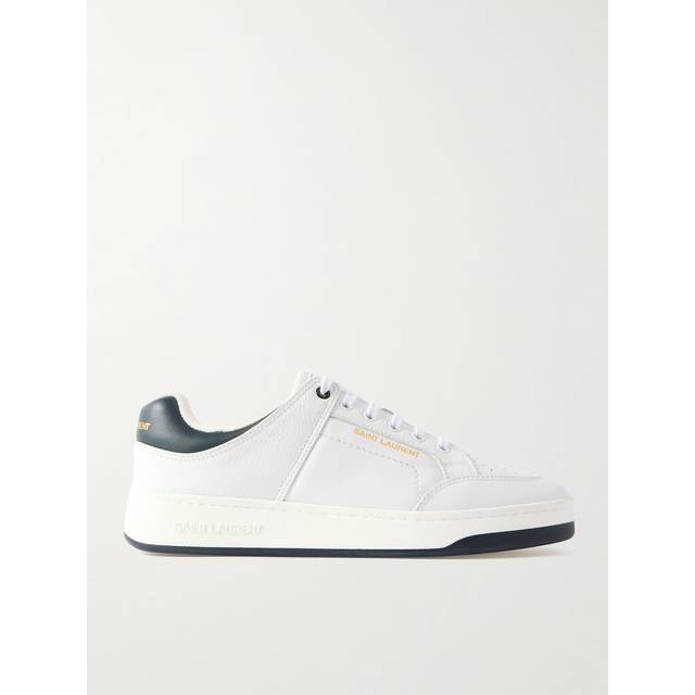 SAINT LAURENT - SL/61 Perforated Leather Sneakers - Men - White - EU 41