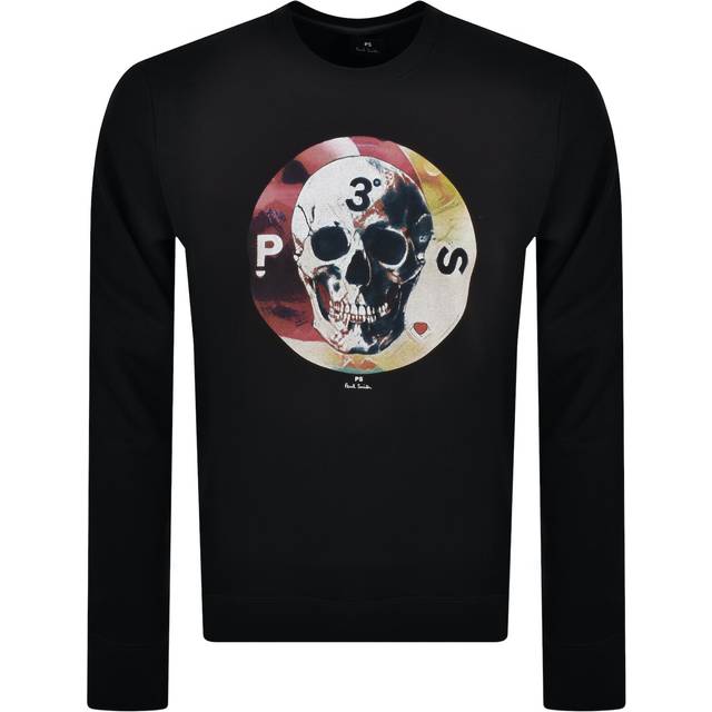 Paul Smith Mens Black Skull Sweatshirt - Medium