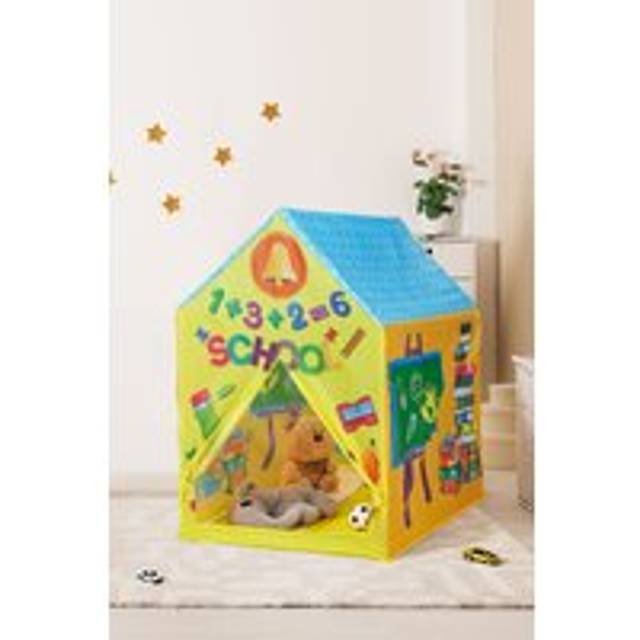 School Game House Children's Game Tent Suitable for Boys and Girls Indoor and Outdoor Toys - Yellow - One Size
